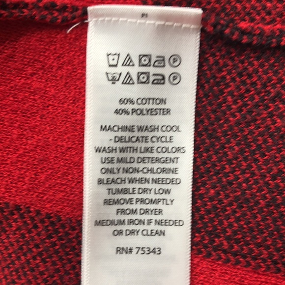 Cardigan sweater, Adrienne Vittadini, full double zippered, womens size S - Picture 4 of 5